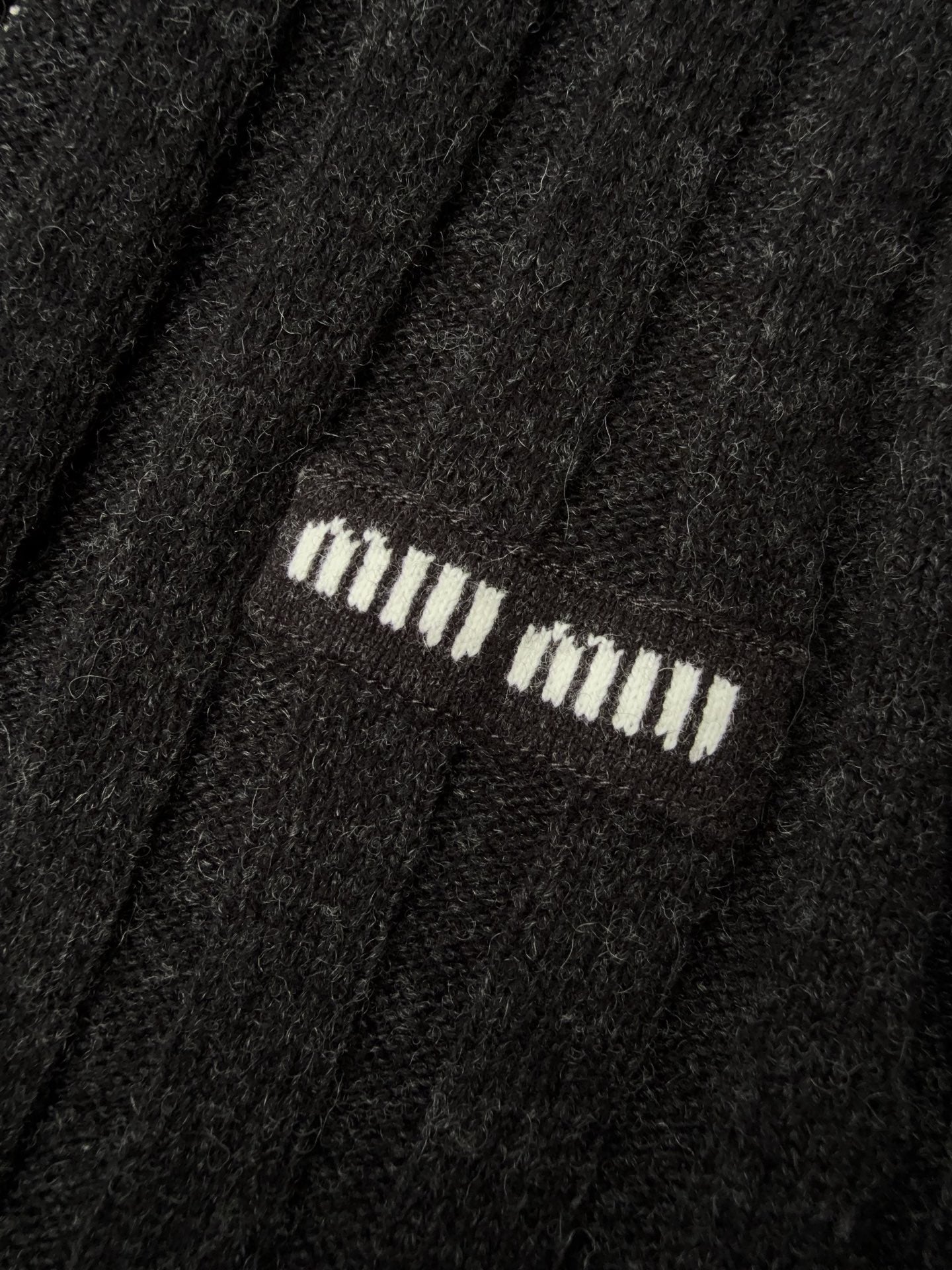 MIU M ZIP CARDIGAN