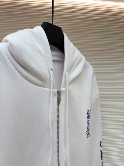 CHROME H ZIP HOODIE