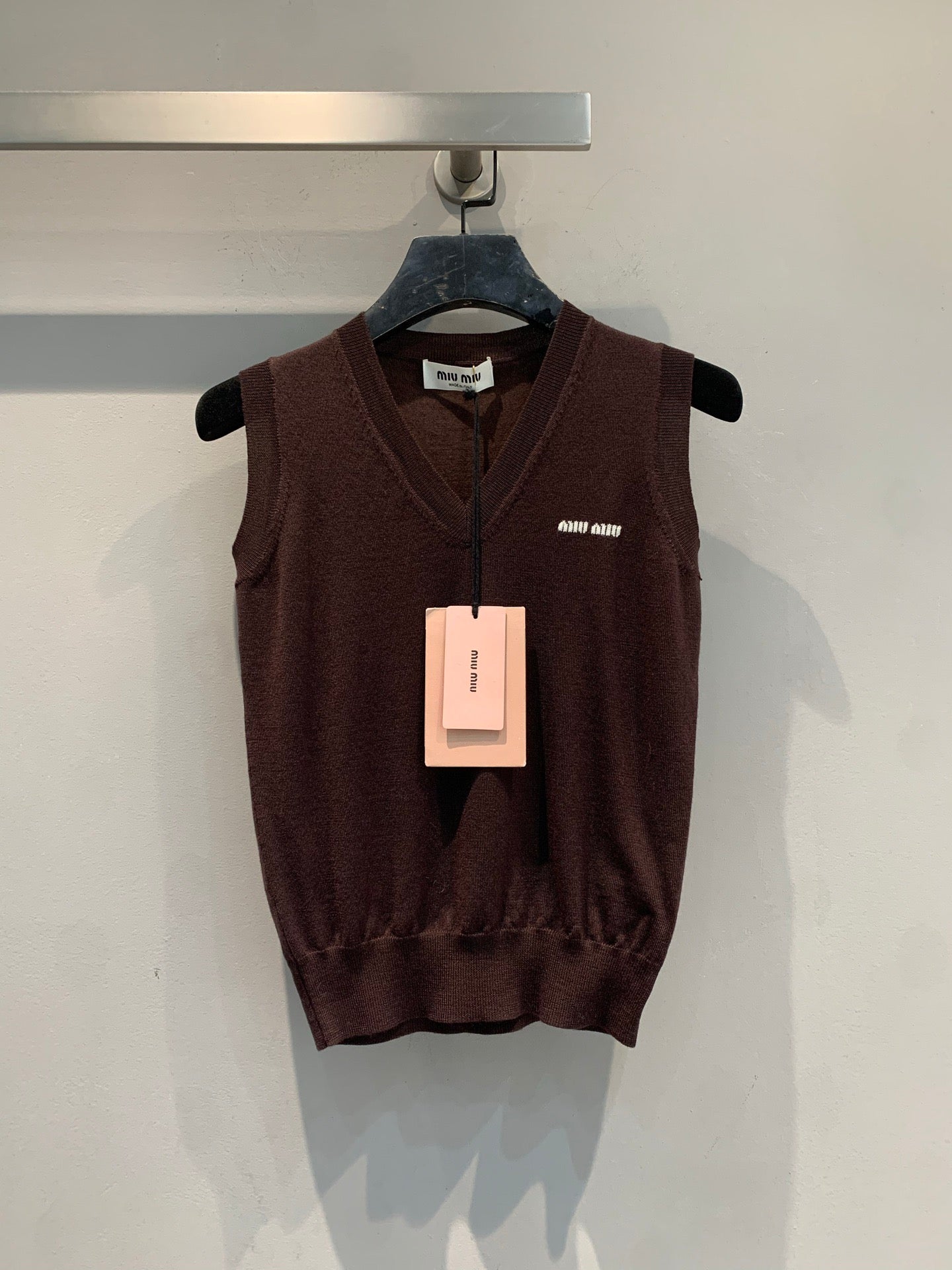 MIU M KNITTED VEST