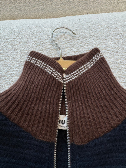 MIU M ZIP CARDIGAN
