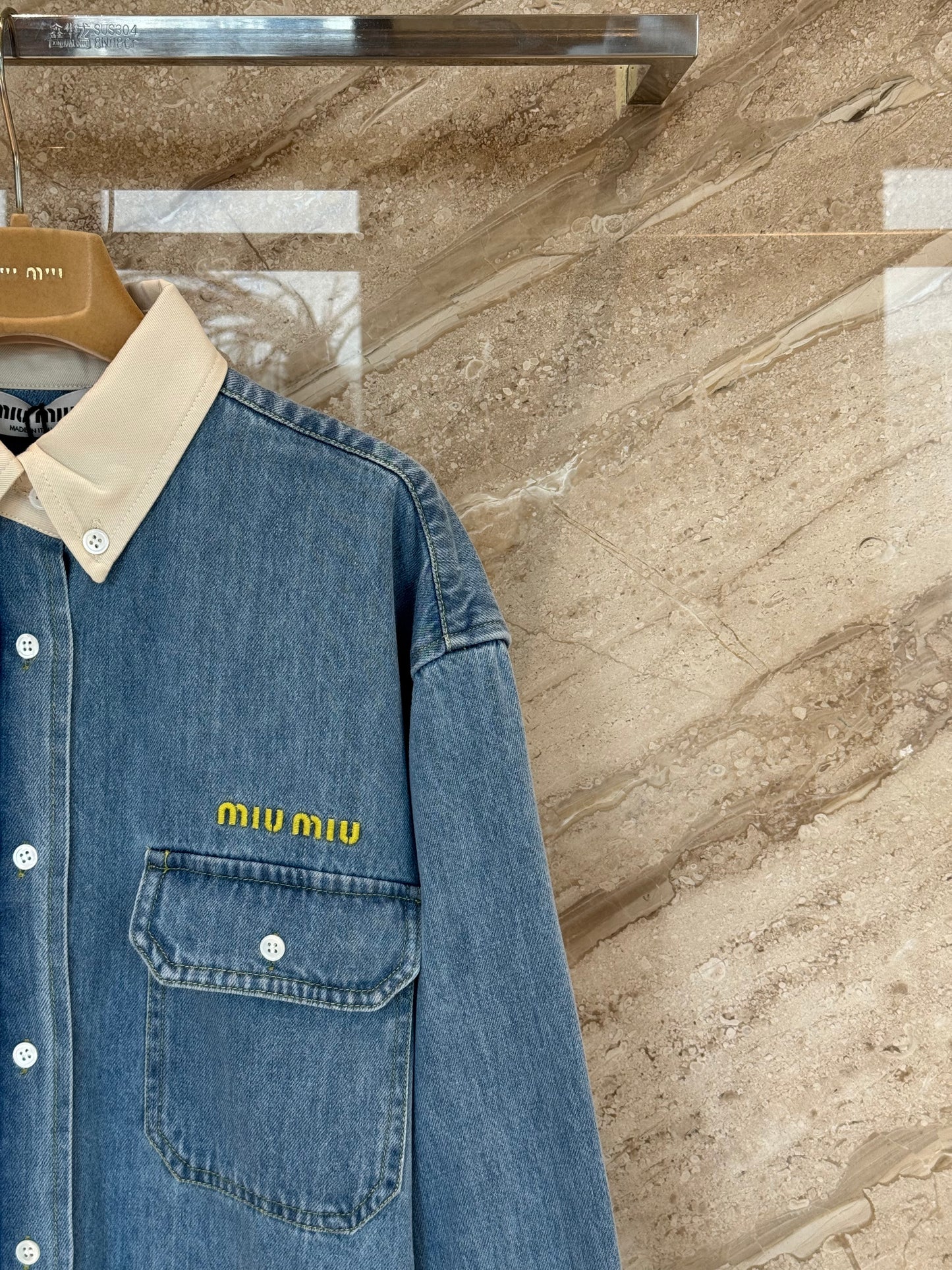 MIU M DENIM SHIRT
