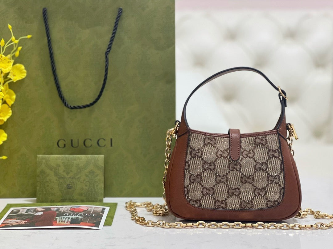 GG JACKIE 1961 CRYSTALS MINI BAG