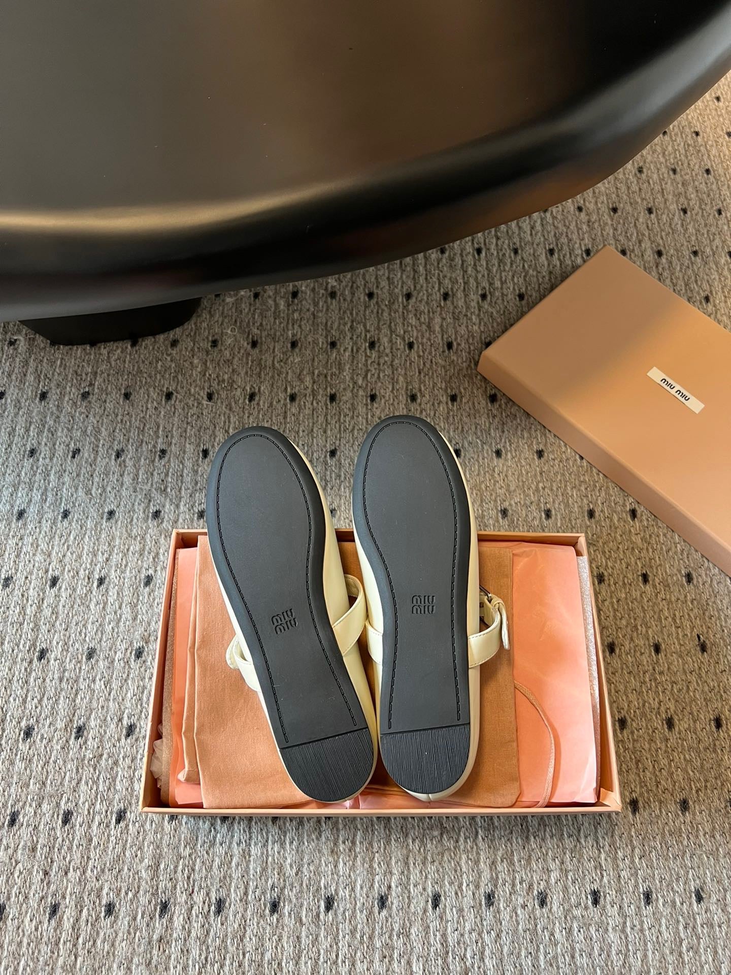 MIU M BALLERINA FLATS