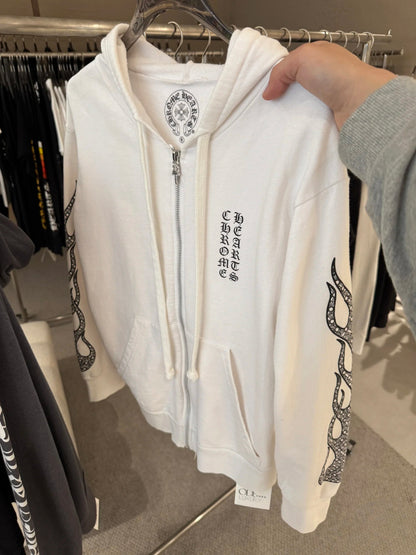 CHROME H ZIP HOODIE