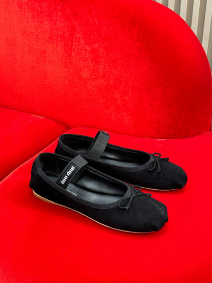 MIU M BALLERINA FLATS