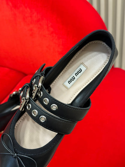 MIU M BALLERINA FLATS