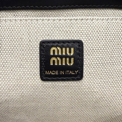 MIU M LEATHER BACKPACK