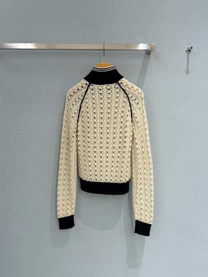 MIU M ZIP CARDIGAN