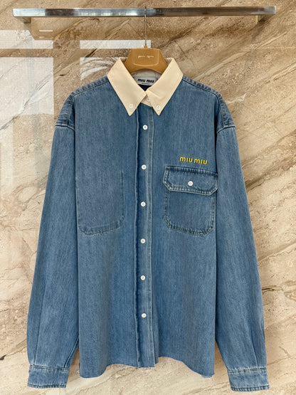MIU M DENIM SHIRT