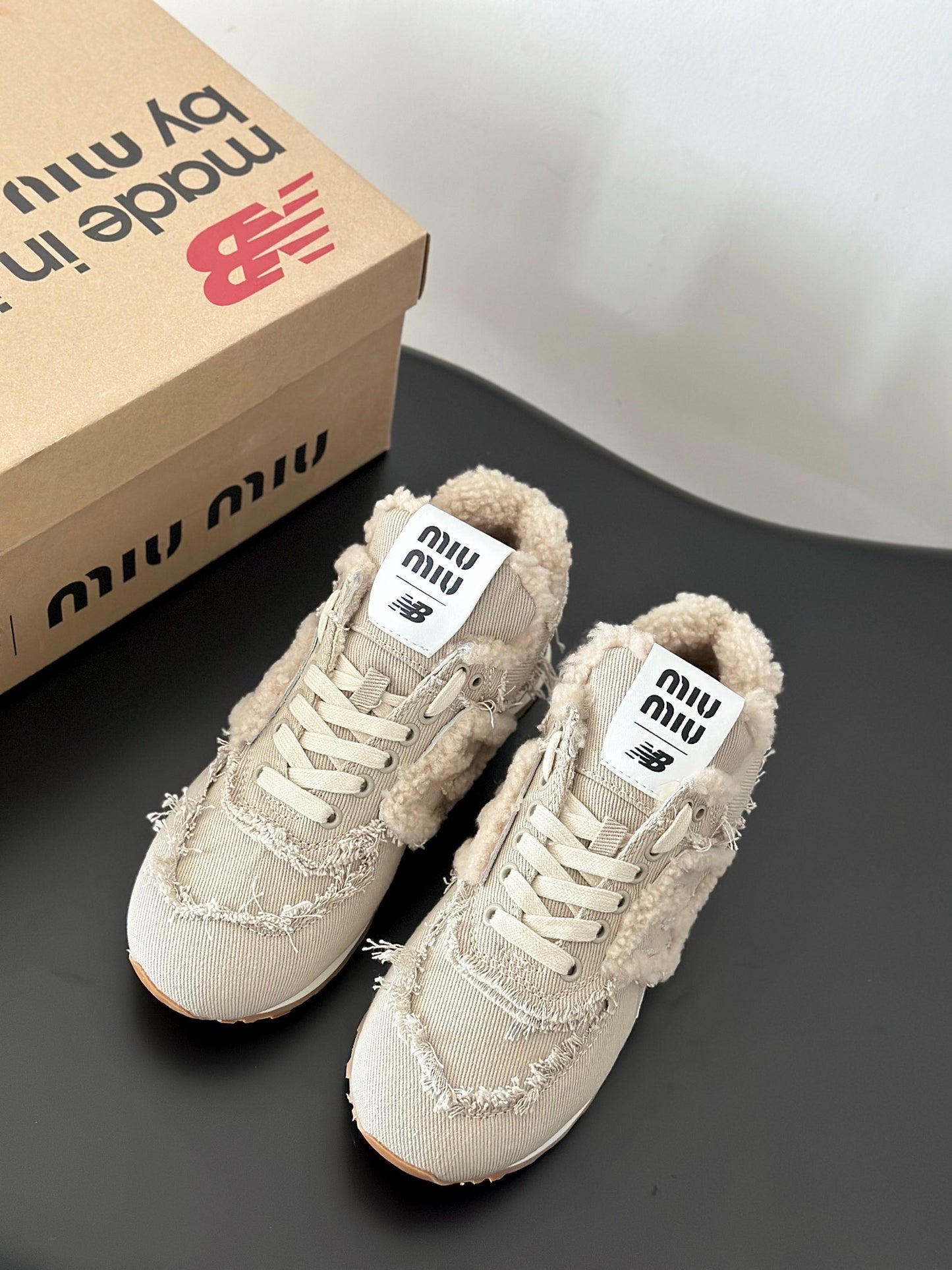 MIU M x NEW BALANCE TRAINERS