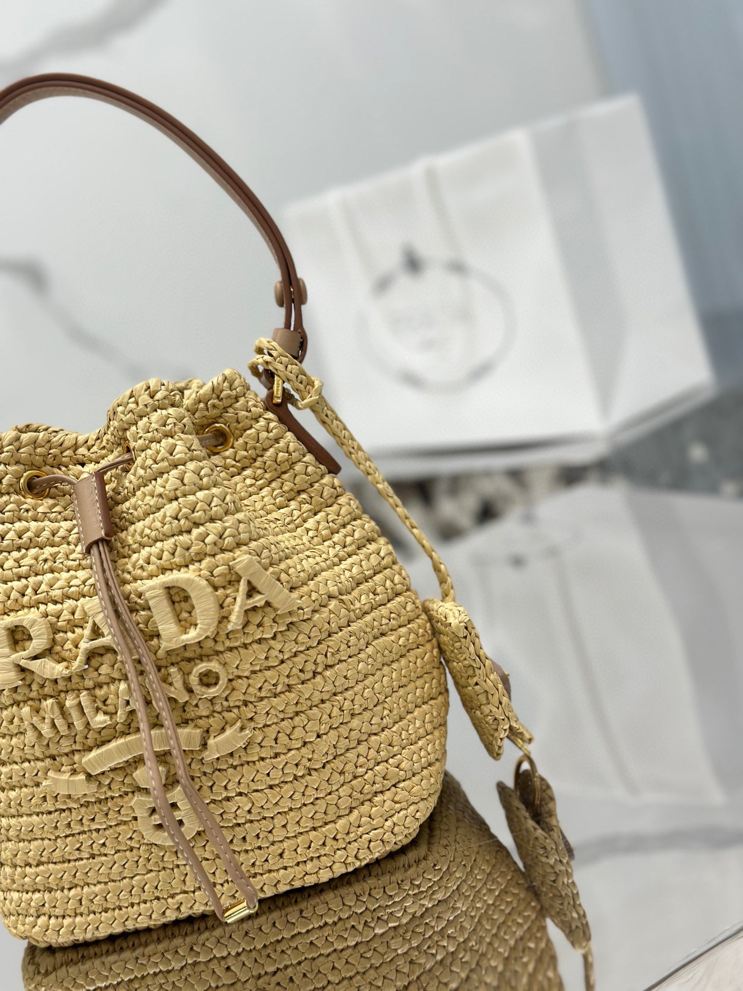 PD CROCHET MINI BUCKET BAG