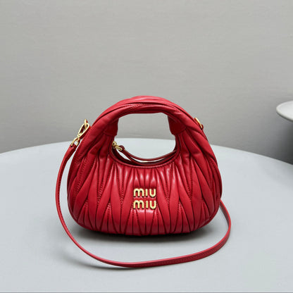 MIU M WANDER MINI HOBO BAG