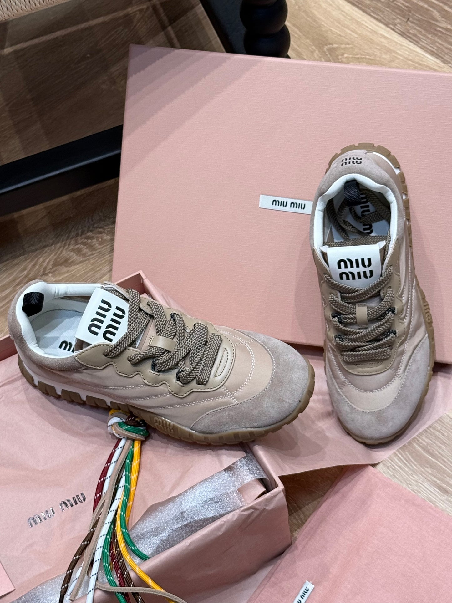 MIU M TYRE SNEAKERS