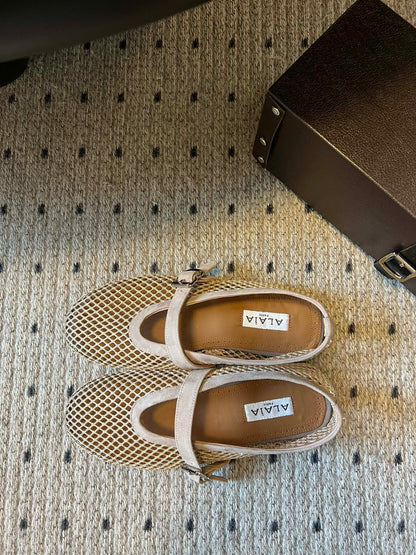 ALAIA BALLET FLATS