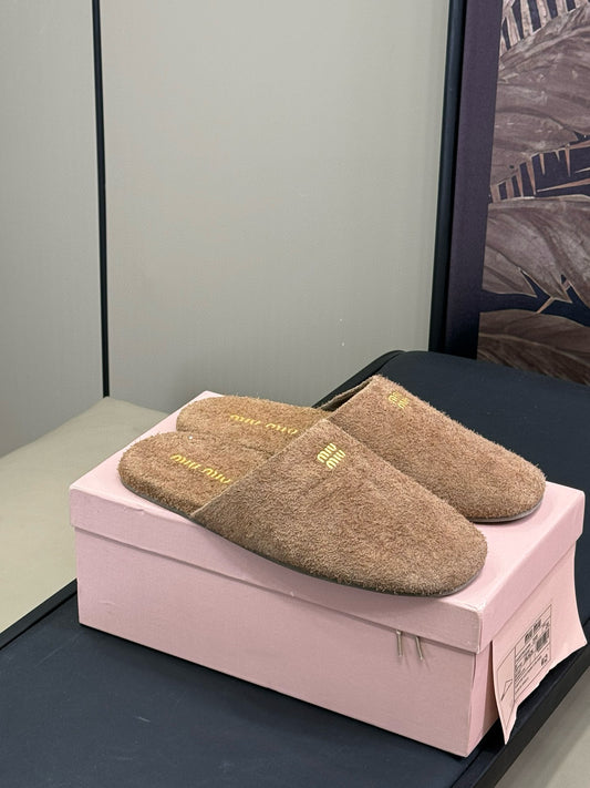 MIU M SLIPPERS