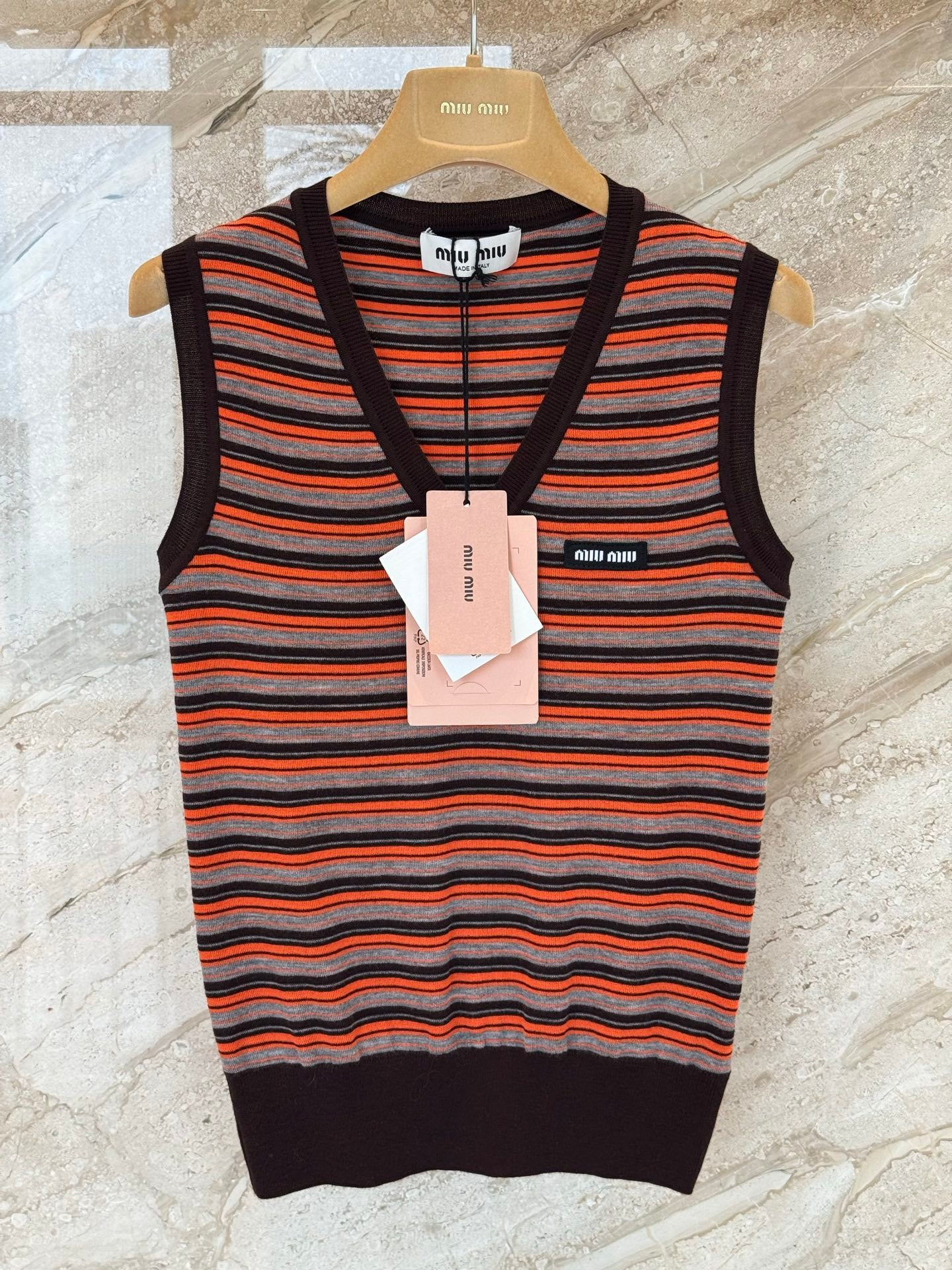 MIU M KNITTED VEST