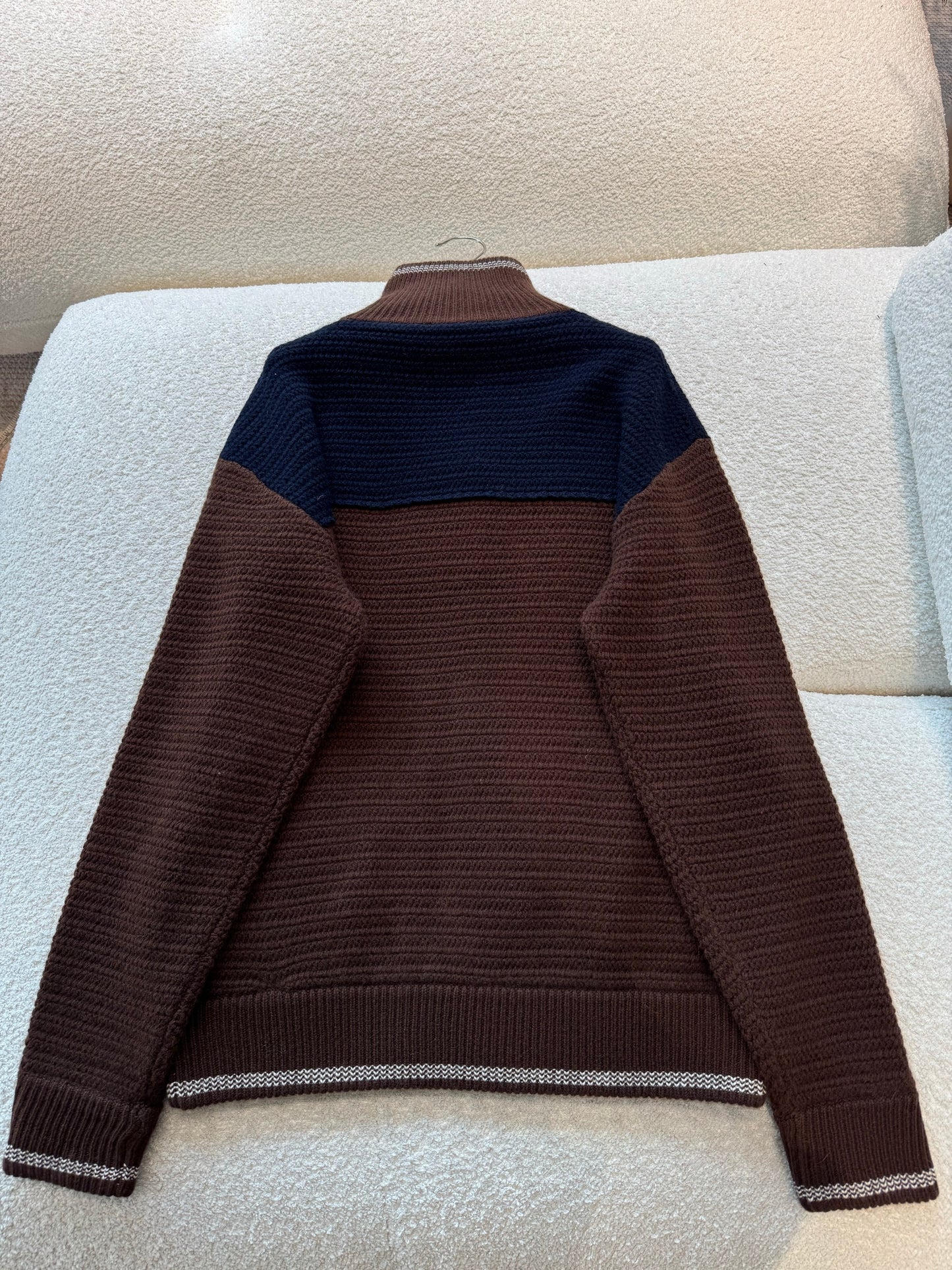 MIU M ZIP CARDIGAN