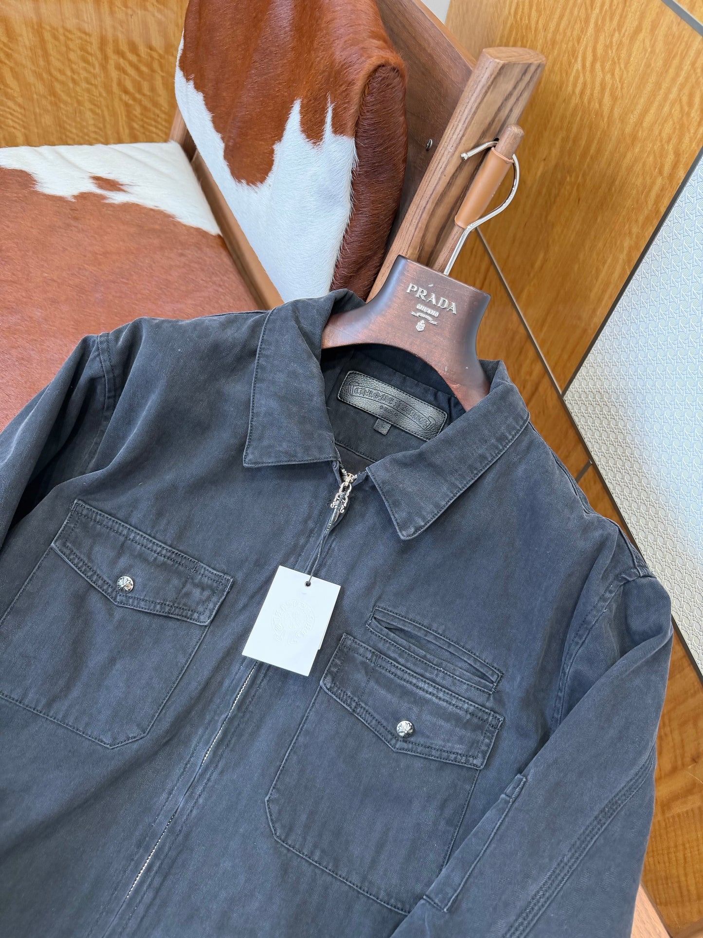 CHROME H DENIM JACKET