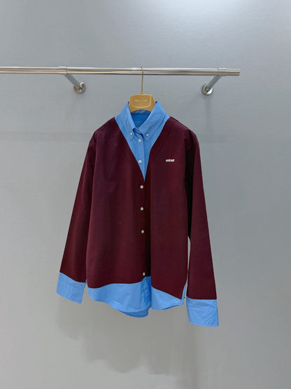 MIU M CARDIGAN SHIRT