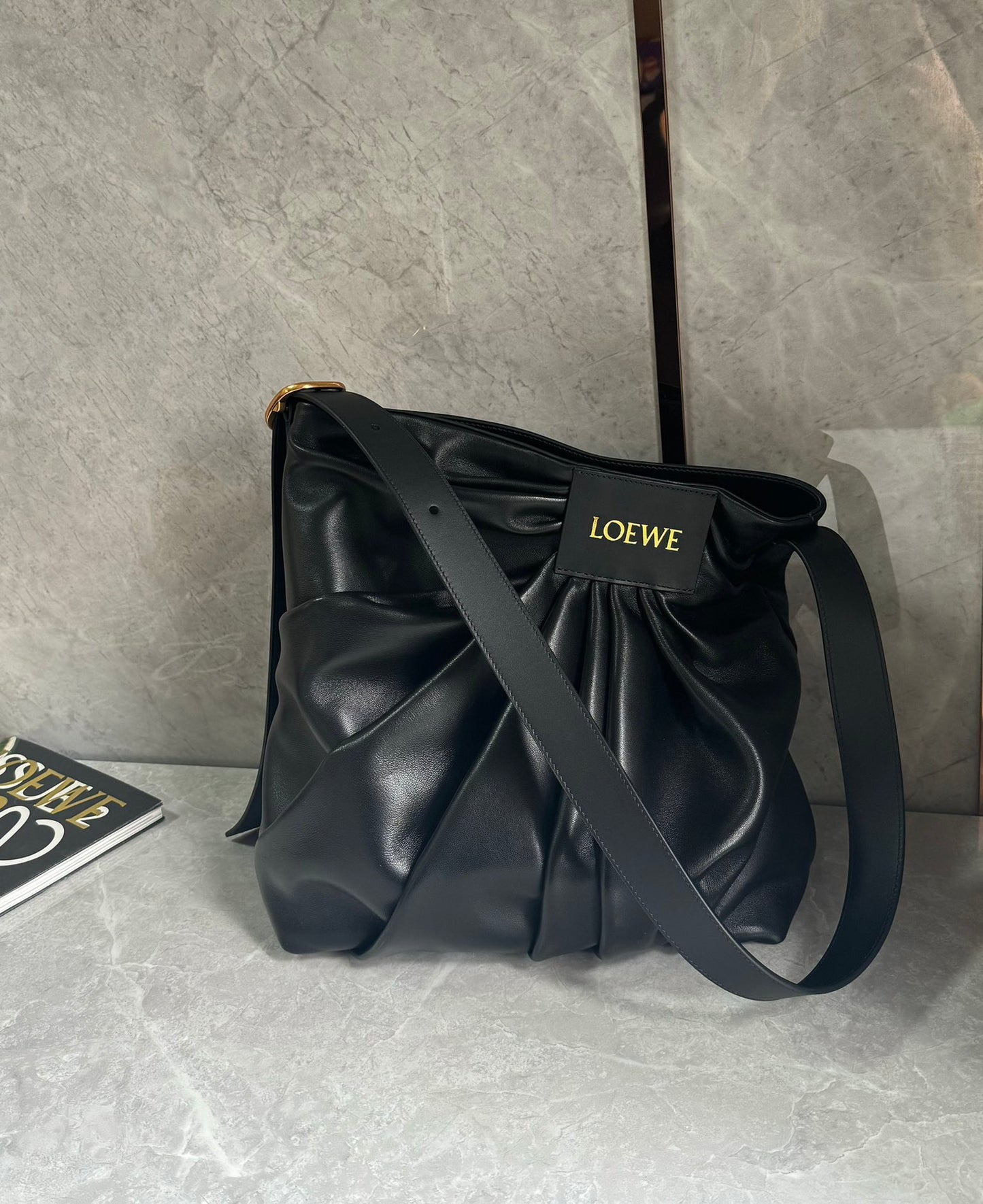 LOEW DRAPED TOTE BAG