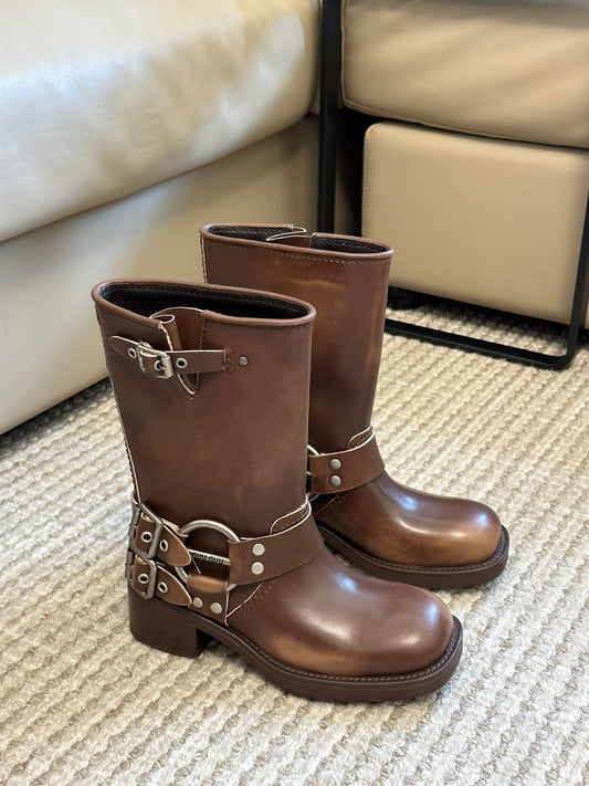 MIU M BOOTS