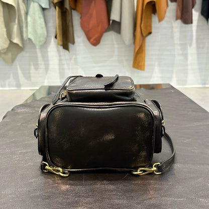 MIU M LEATHER BACKPACK