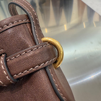 MIU M NAPPA LEATHER POUCH