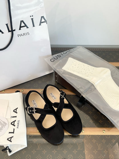 ALAIA BALLET FLATS
