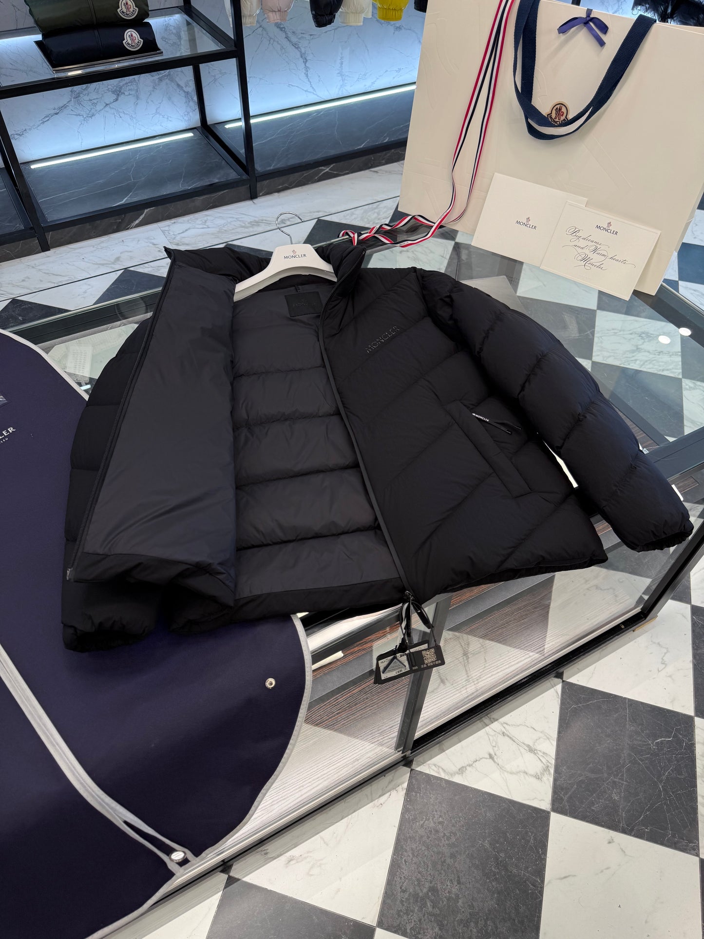 MONC MATT BLACK JACKET
