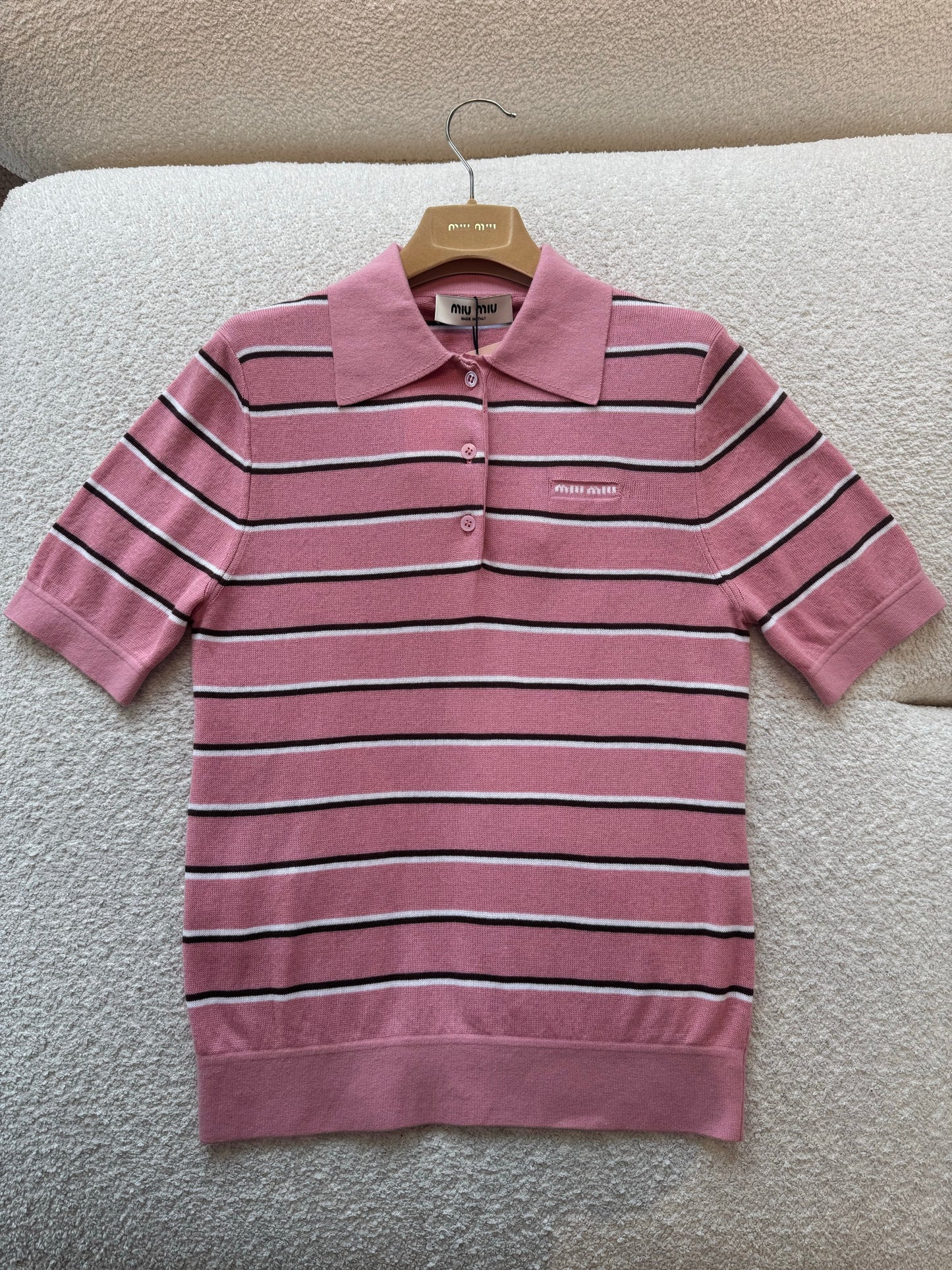 MIU M POLO SHIRT