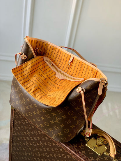 LOU NEVERFULL INSIDE OUT MM TOTE BAG