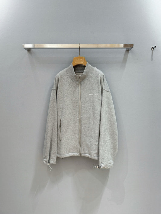MIU M ZIP HOODIE