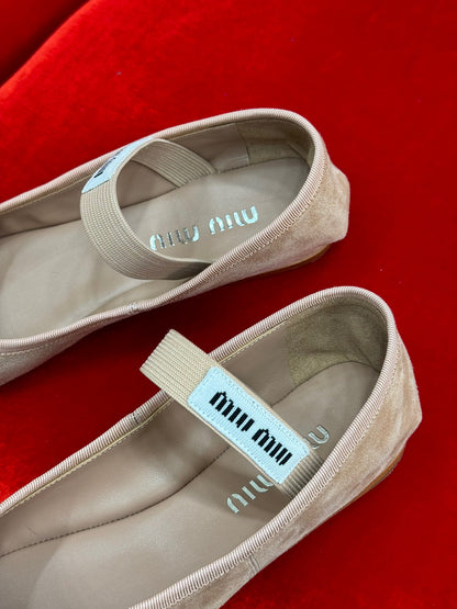MIU M BALLERINA FLATS