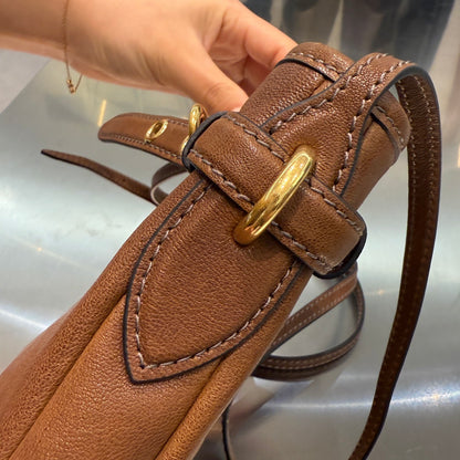 MIU M NAPPA LEATHER POUCH