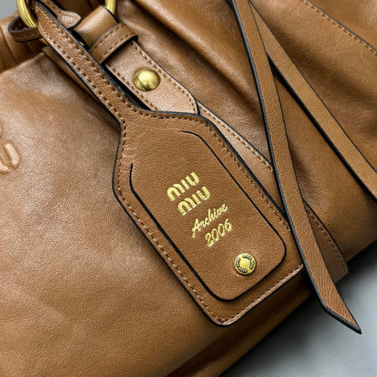 MIU M NAPPA LEATHER BAG