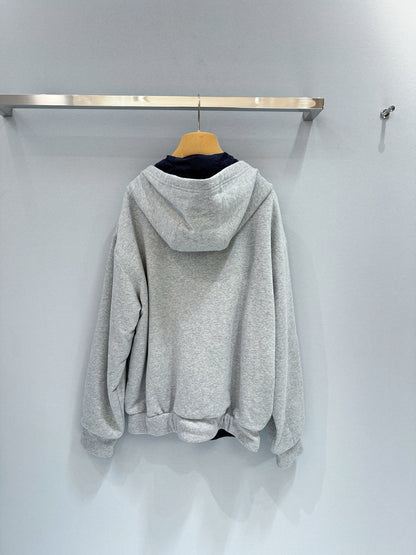 MIU M ZIP HOODIE