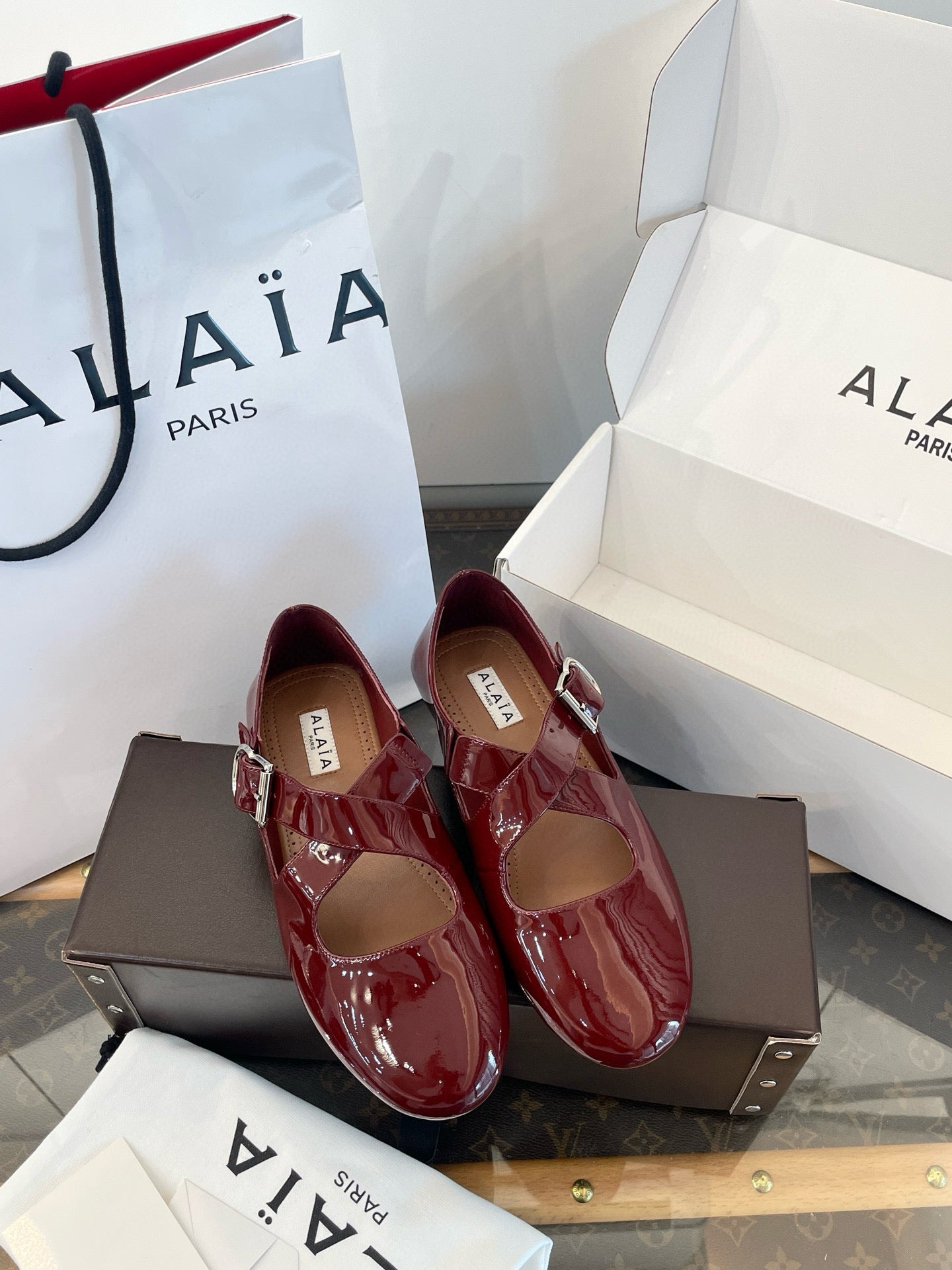 ALAIA BALLET FLATS