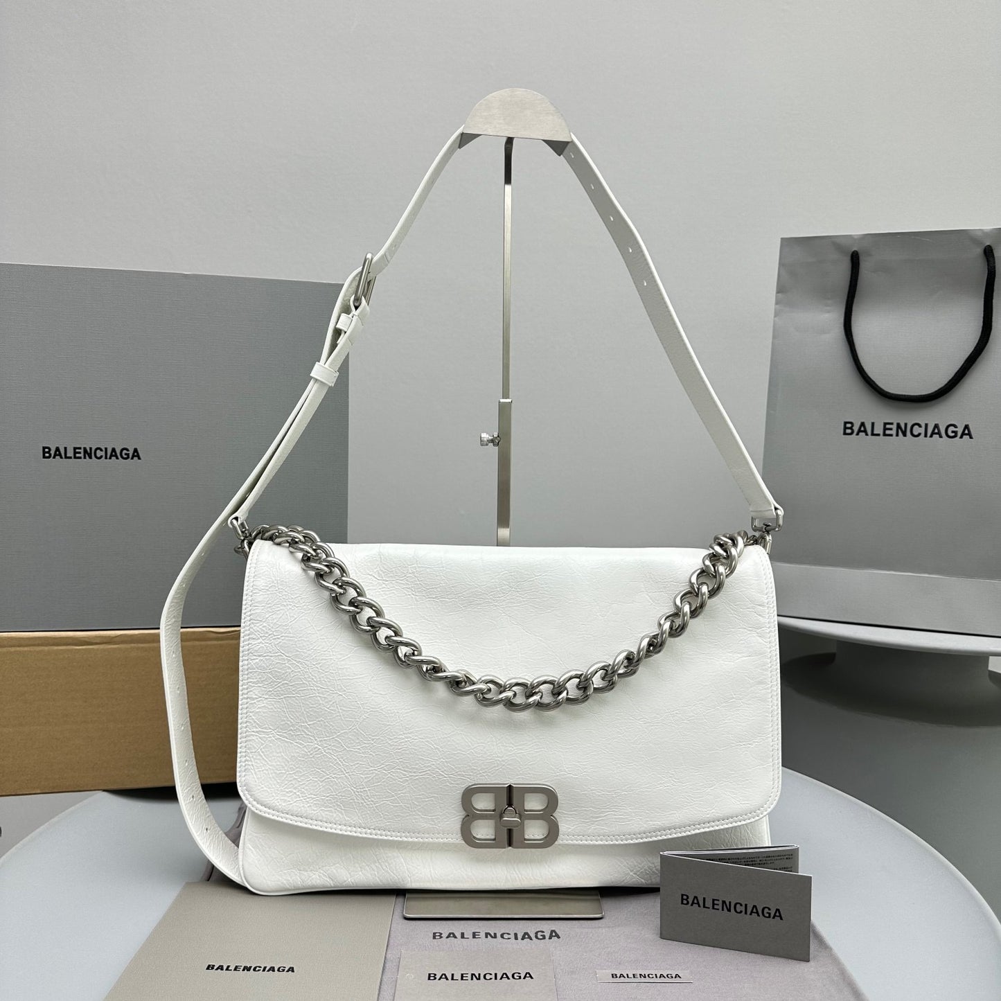 BAL BB SOFT LARGE FLAP BAG