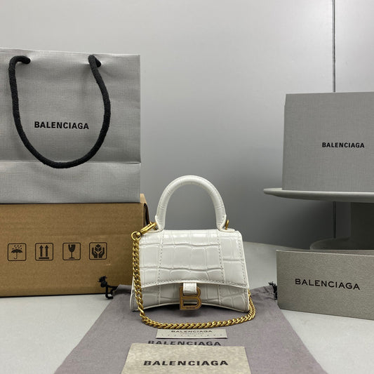 BAL HOURGLASS MINI TOTE BAG