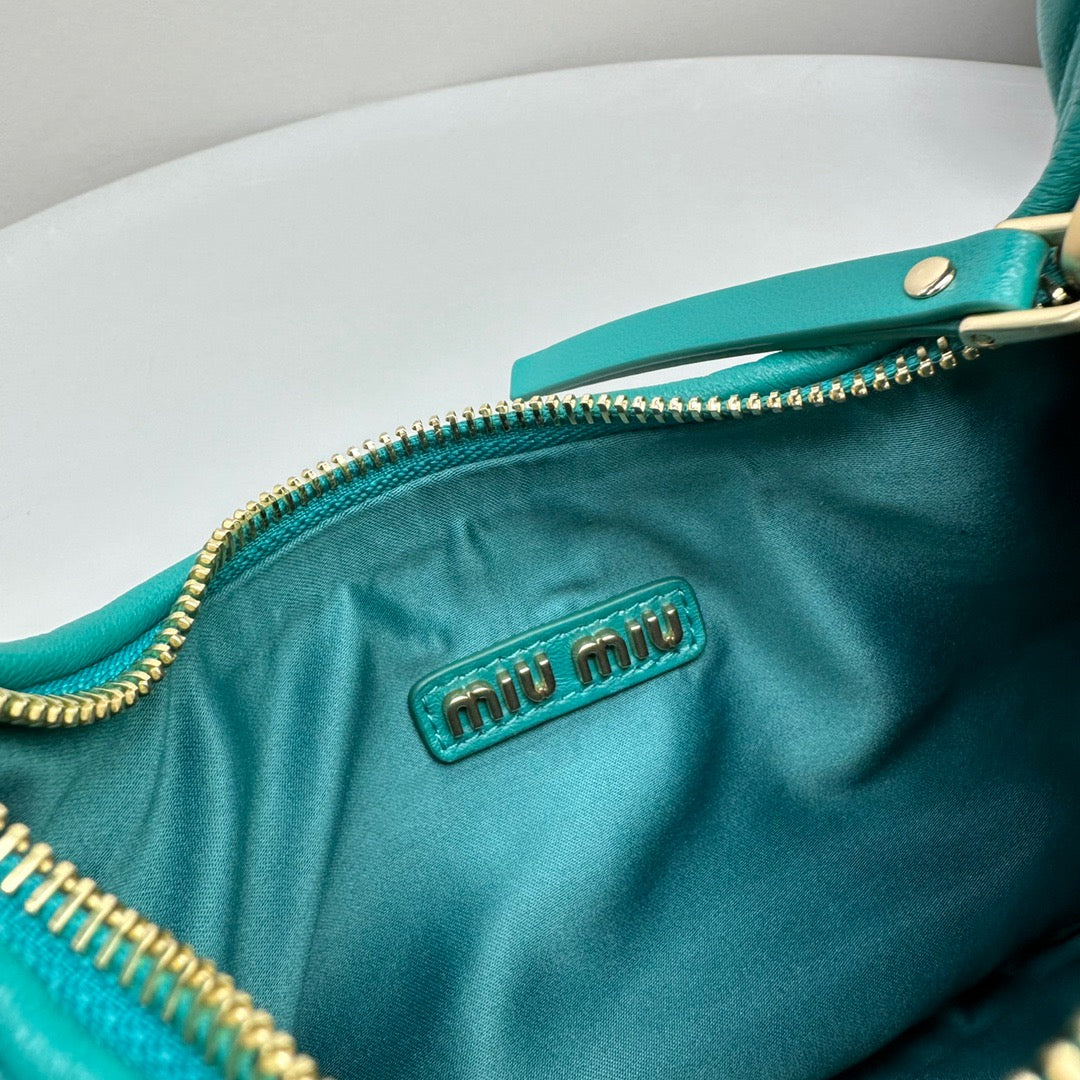 MIU M WANDER MINI HOBO BAG