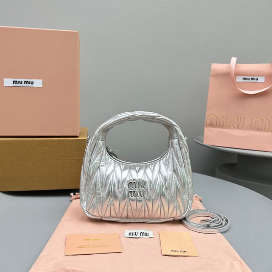 MIU M WANDER MINI HOBO BAG