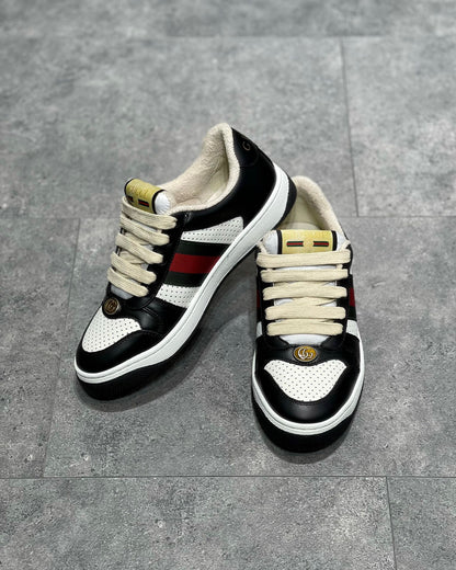GG SCREENER LEATHER SNEAKERS