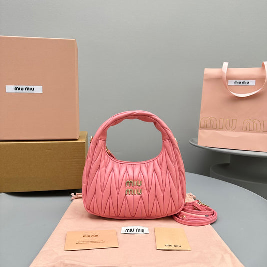 MIU M WANDER MINI HOBO BAG