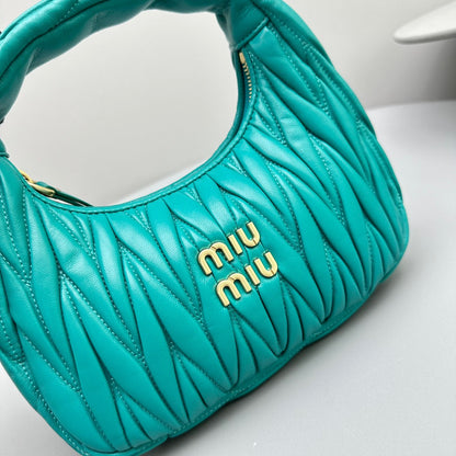 MIU M WANDER MINI HOBO BAG