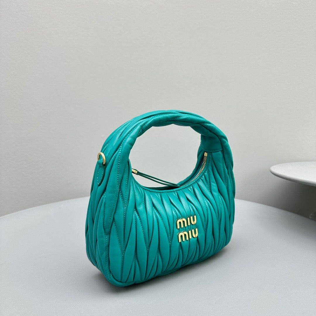 MIU M WANDER MINI HOBO BAG